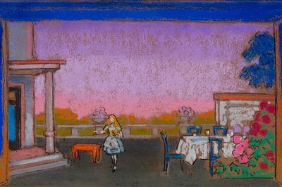 March Hare's Garden (1915) Scene. poster