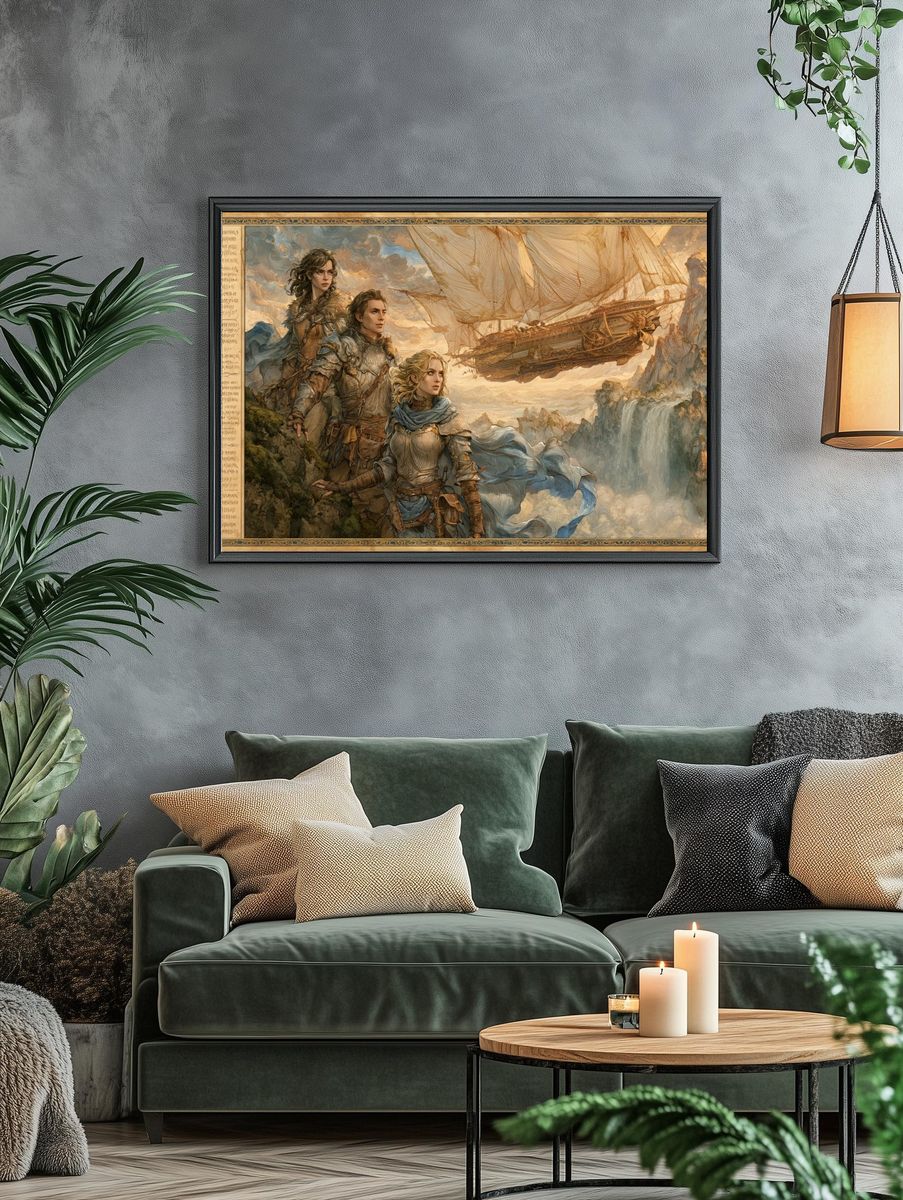 Skyship Fantasy Adventure Print. — room view 4