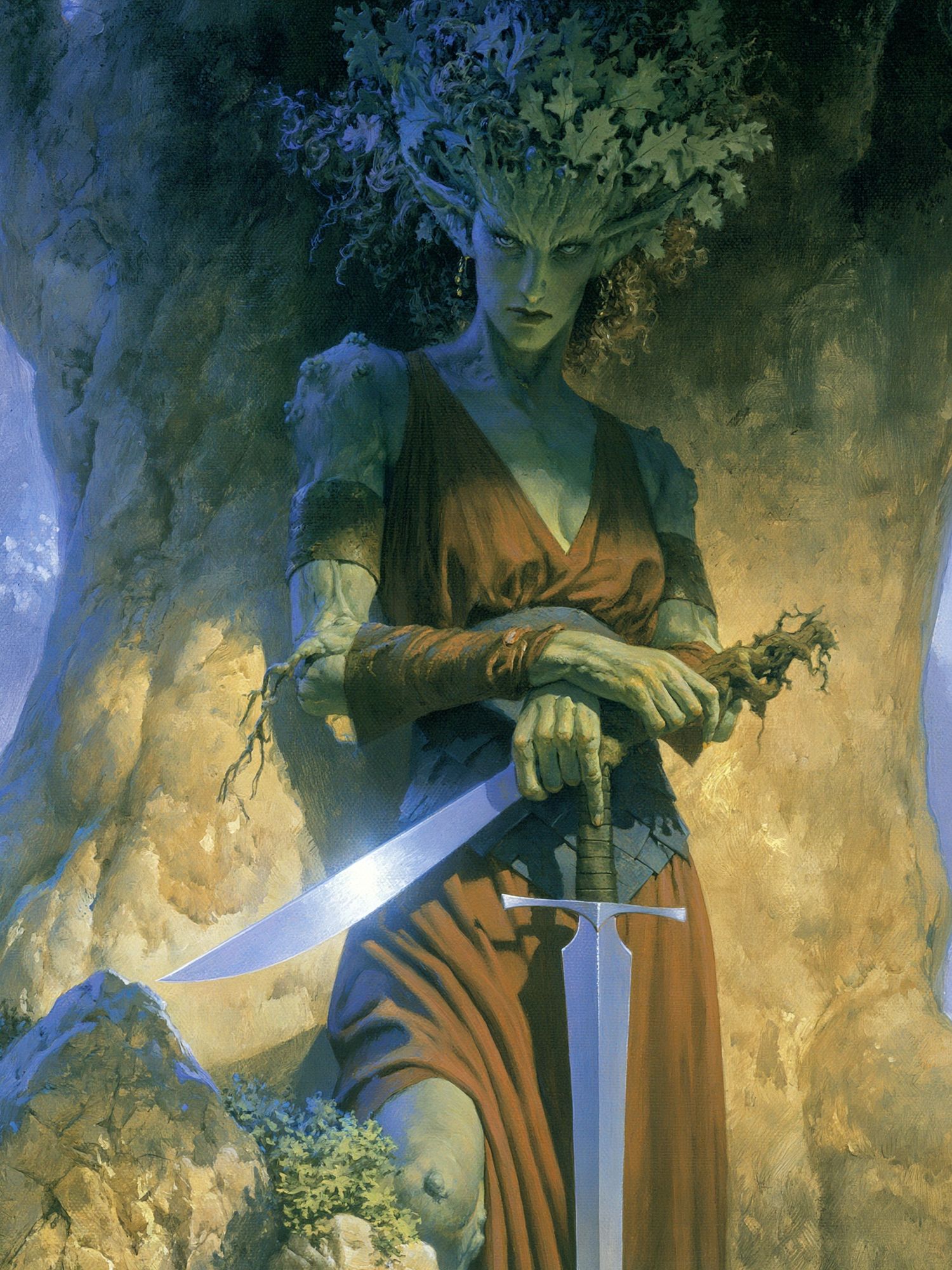 Forest Guardian Fantasy Art Print. poster — illustration art