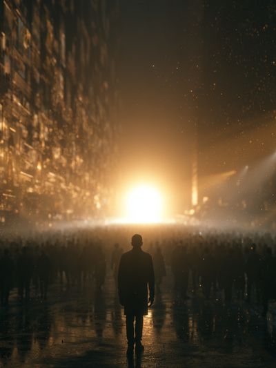 Cinematic City Light Poster.