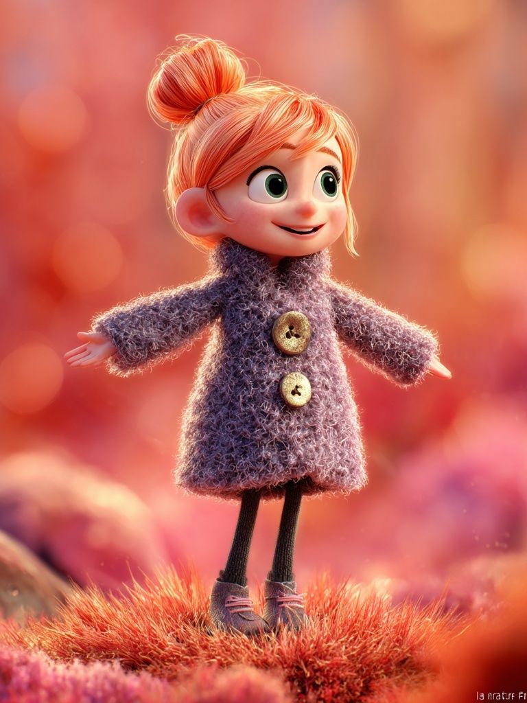 Lucy Character Illustration Poster. poster — illustration art