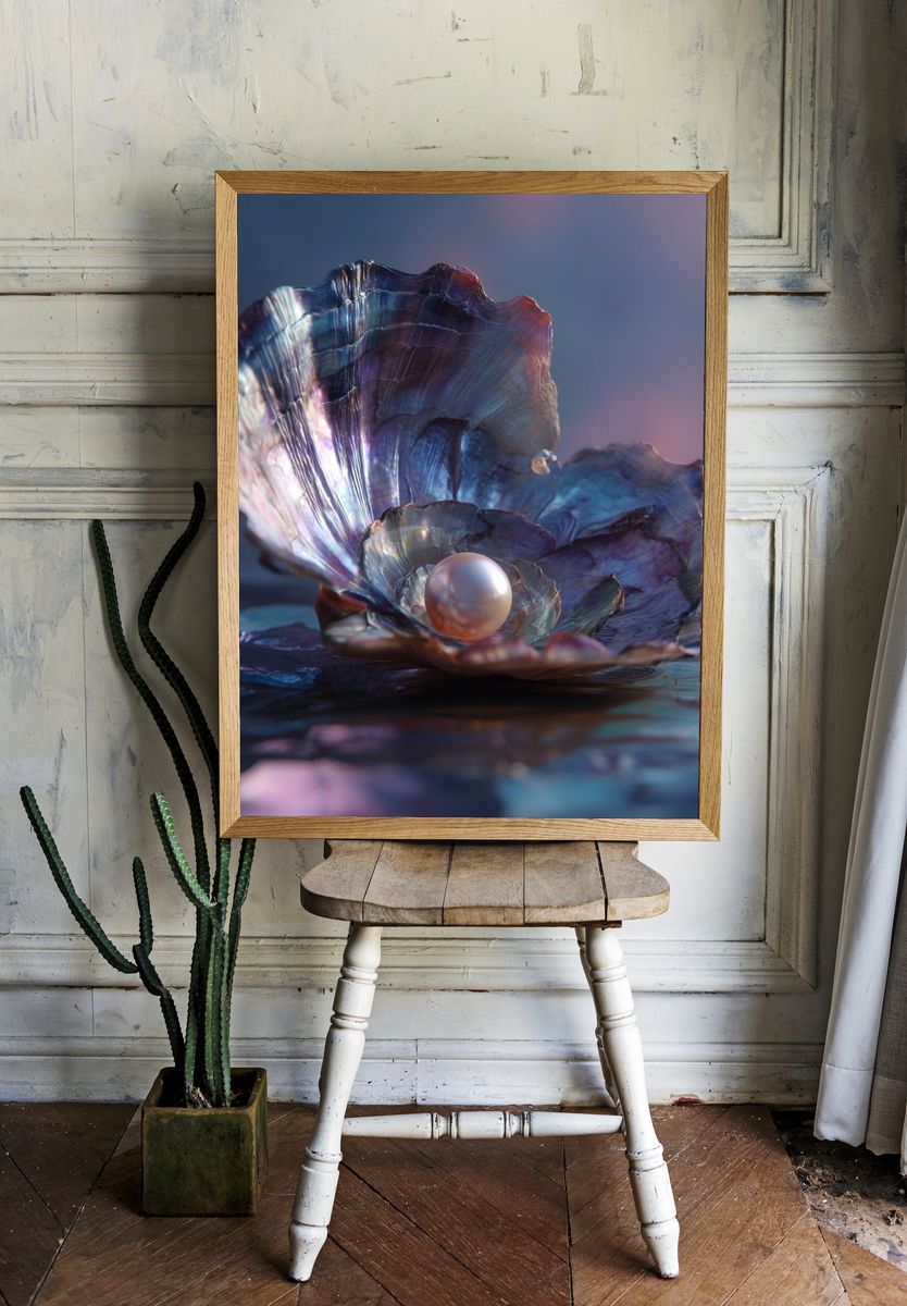 Pearl Shell Dreamscape Print room preview