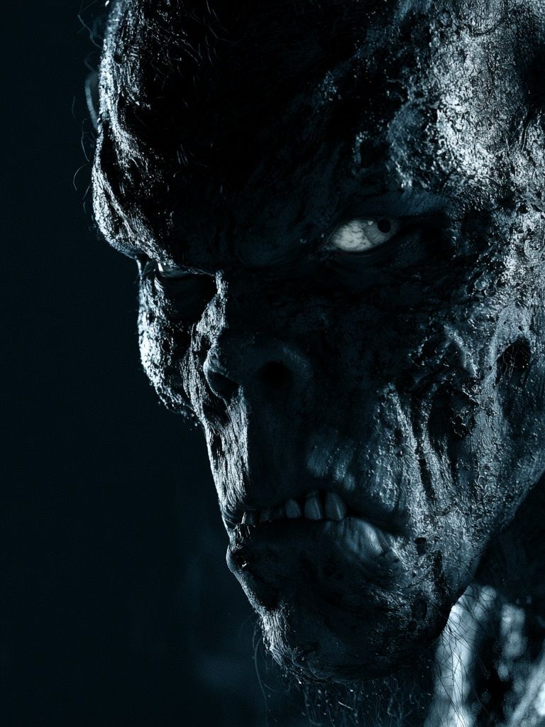 Dark Monster Portrait Poster. poster — illustration art