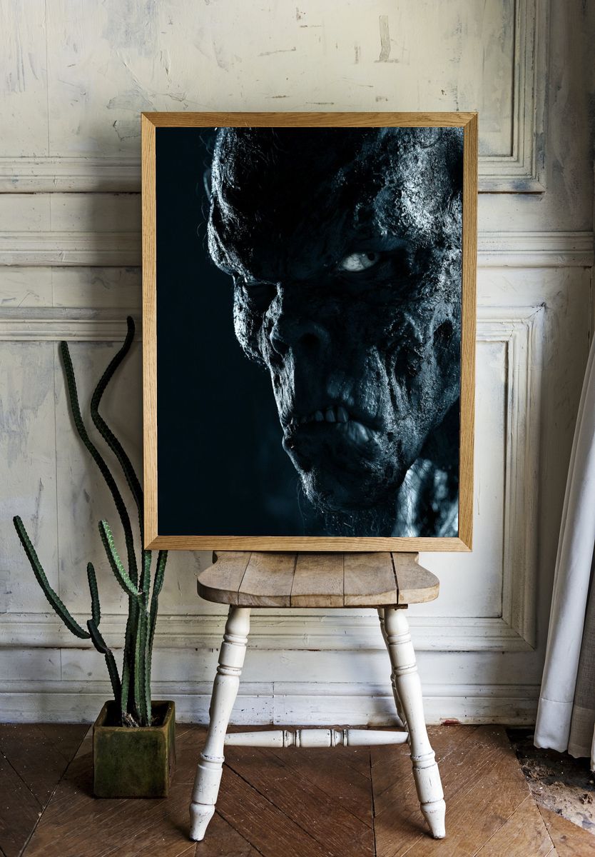 Dark Monster Portrait Poster. room preview