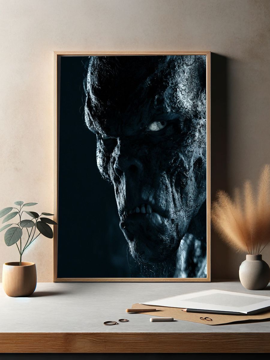 Dark Monster Portrait Poster. — room view 2