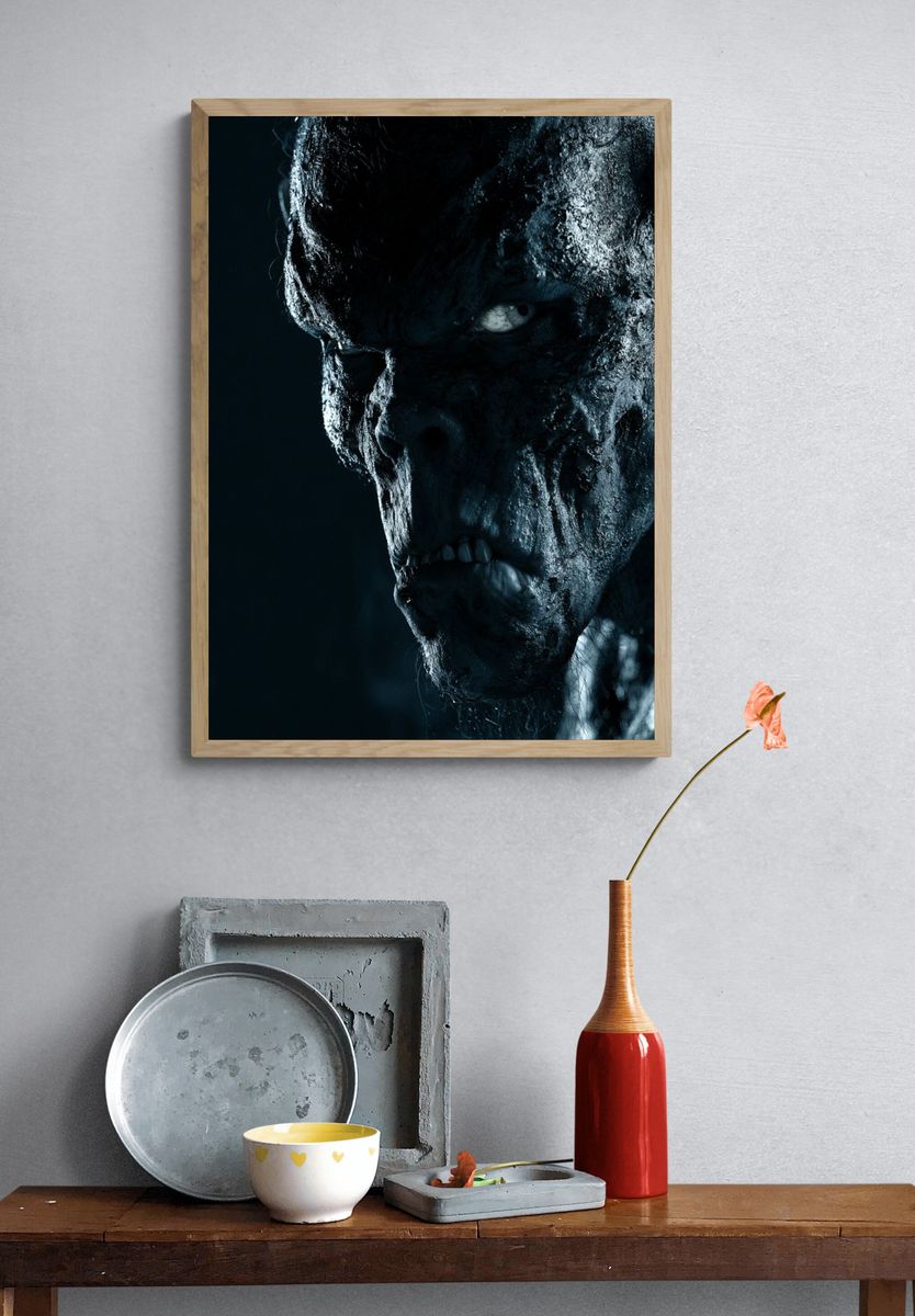 Dark Monster Portrait Poster. — room view 3