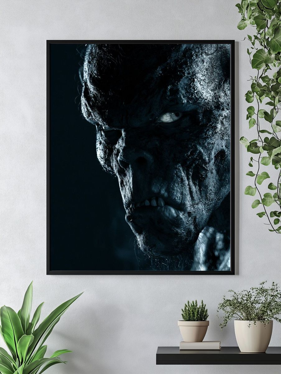 Dark Monster Portrait Poster. — room view 4