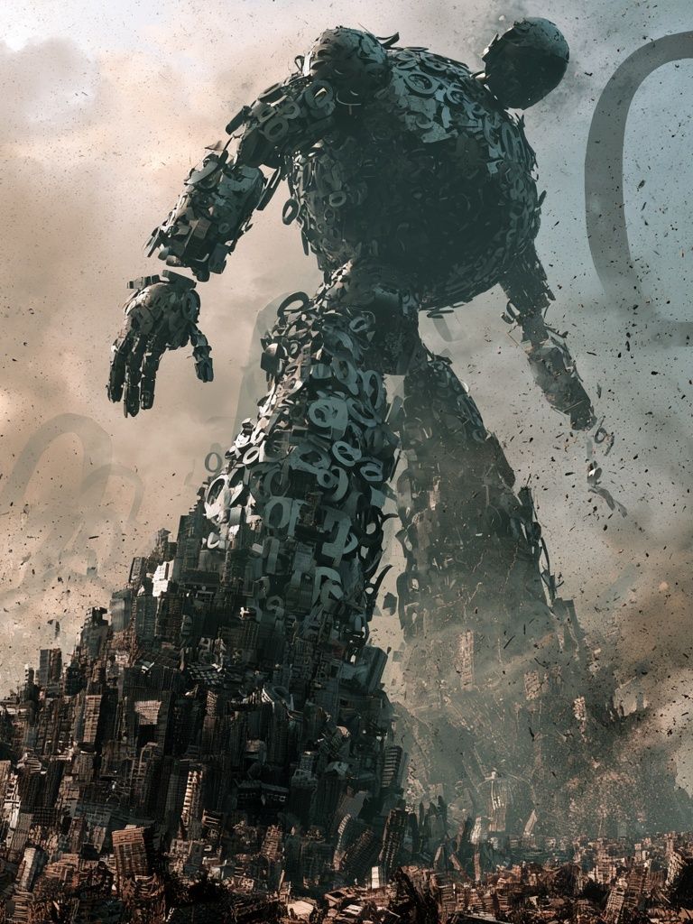 Colossal Robot Ruins Poster. poster detail
