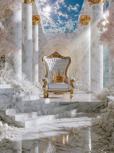 Celestial Throne Hall Print. poster print