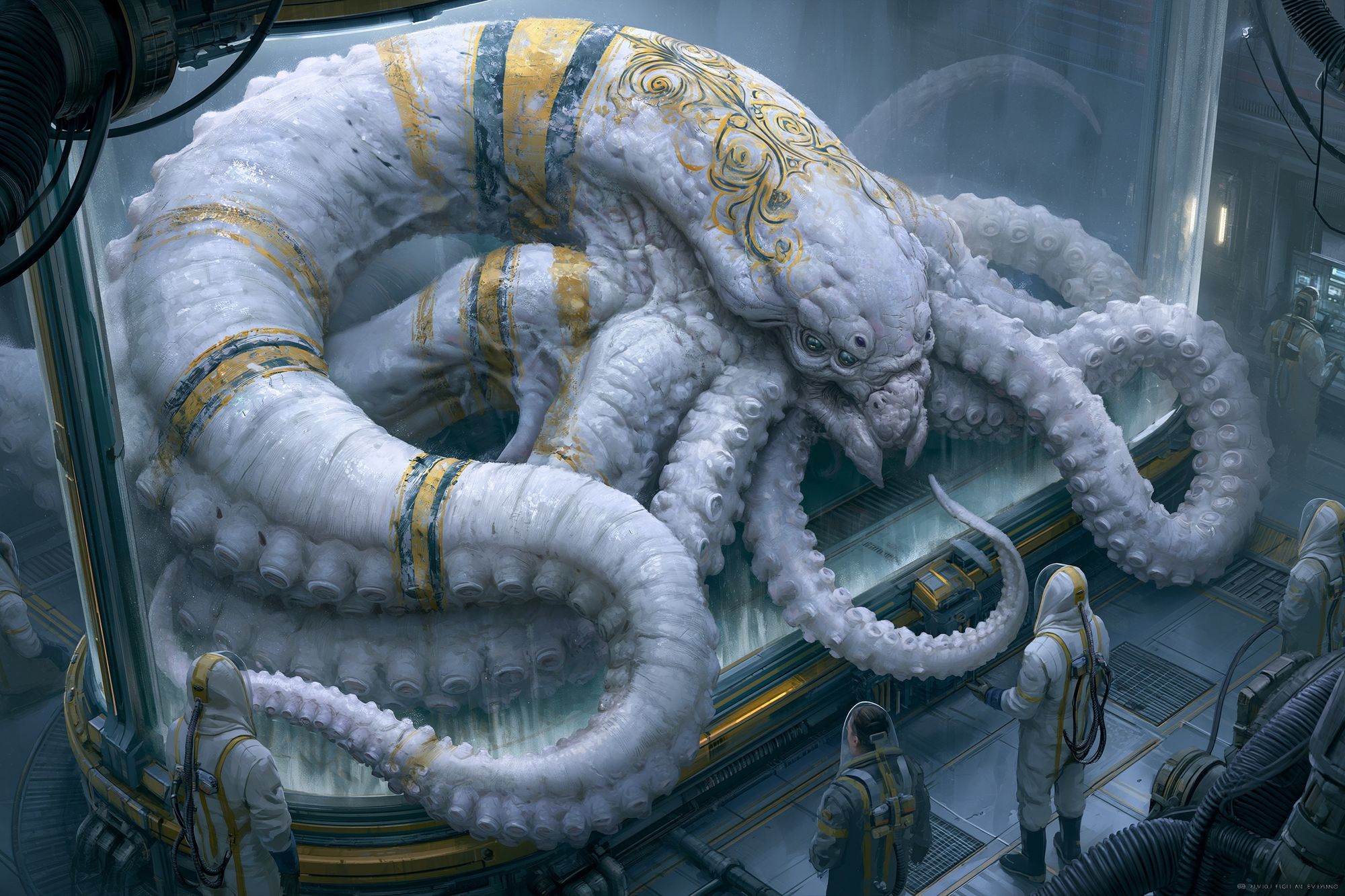 Giant Octopus Lab Poster. poster detail