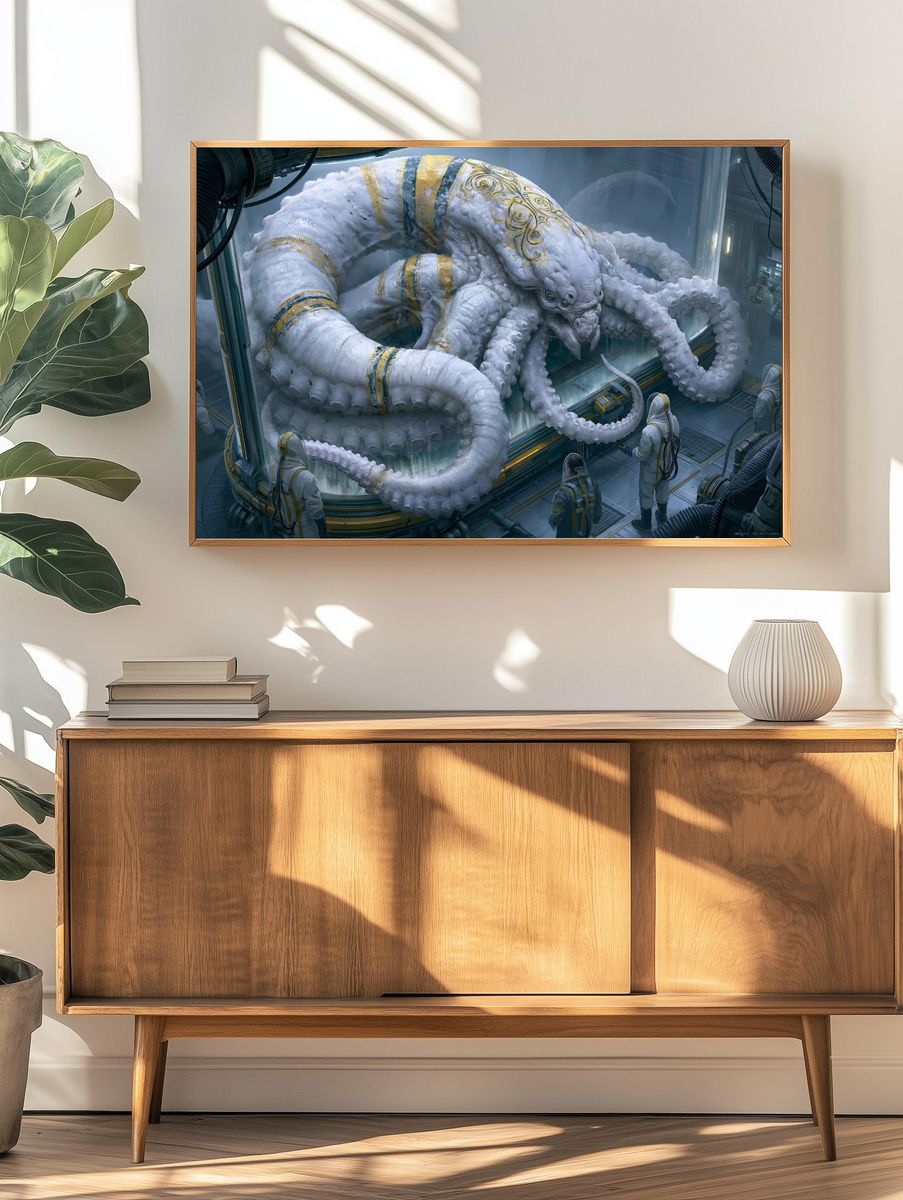 Giant Octopus Lab Poster. — room view 3