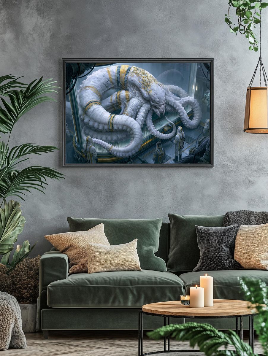 Giant Octopus Lab Poster. — room view 4