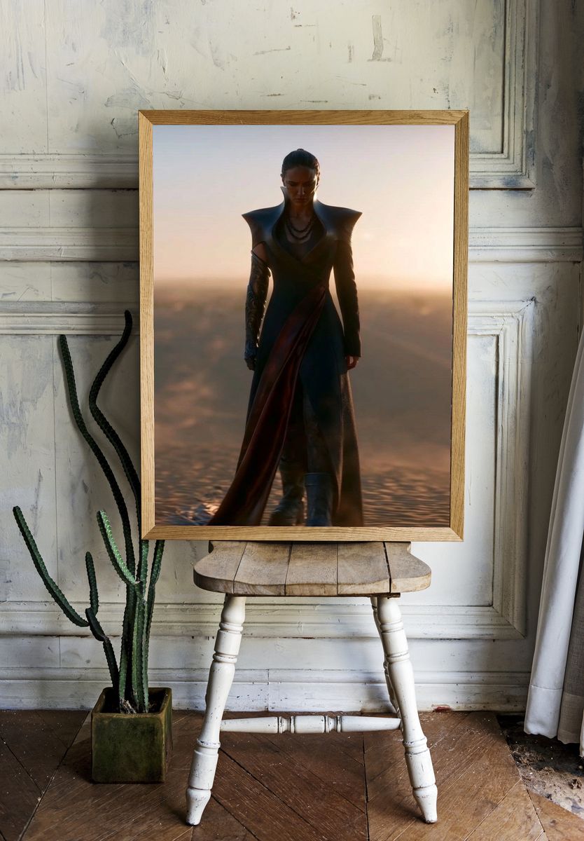Desert Warrior Portrait Poster. room preview