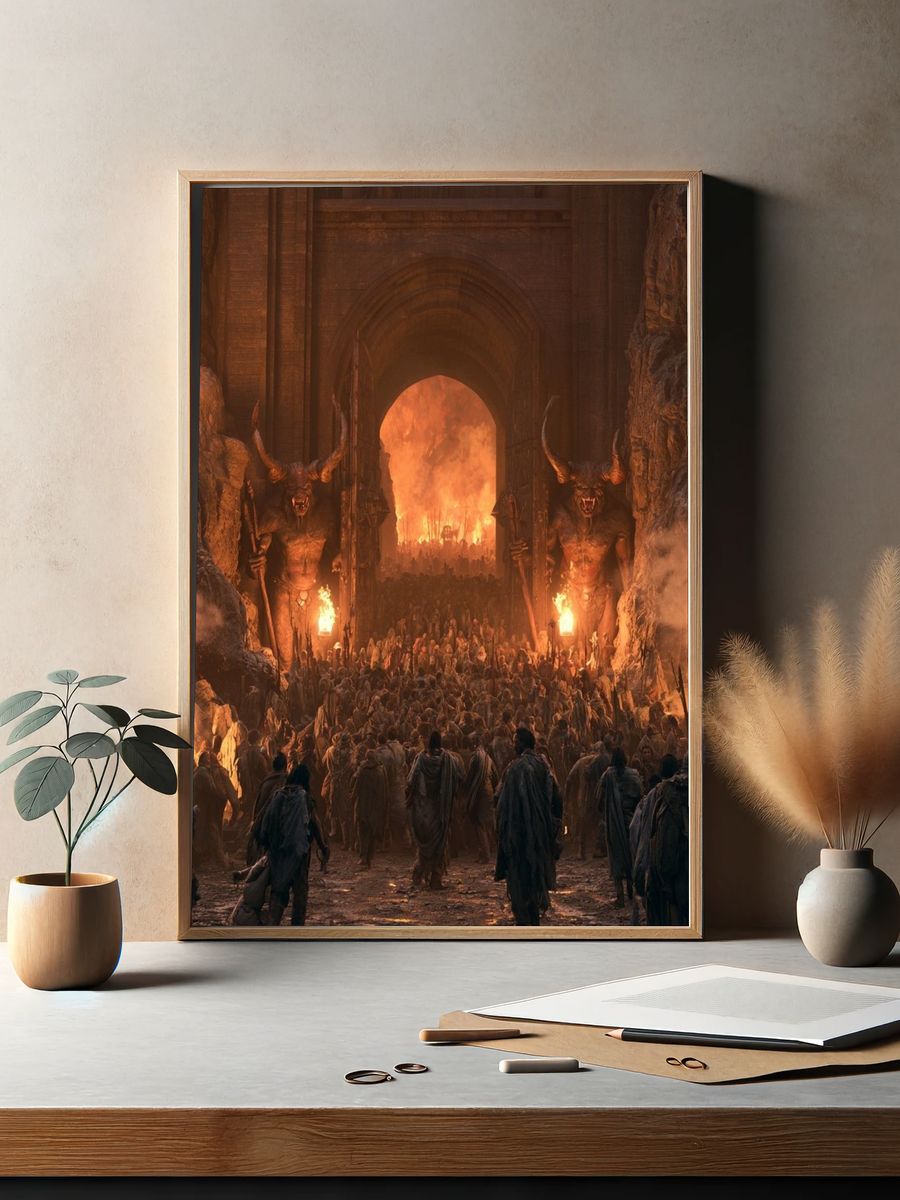 Infernal Gate Fantasy Poster. — room view 2
