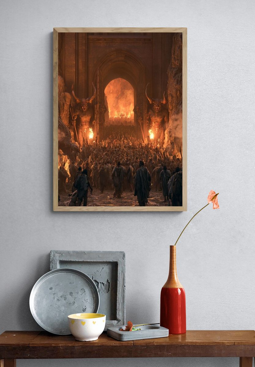 Infernal Gate Fantasy Poster. — room view 3