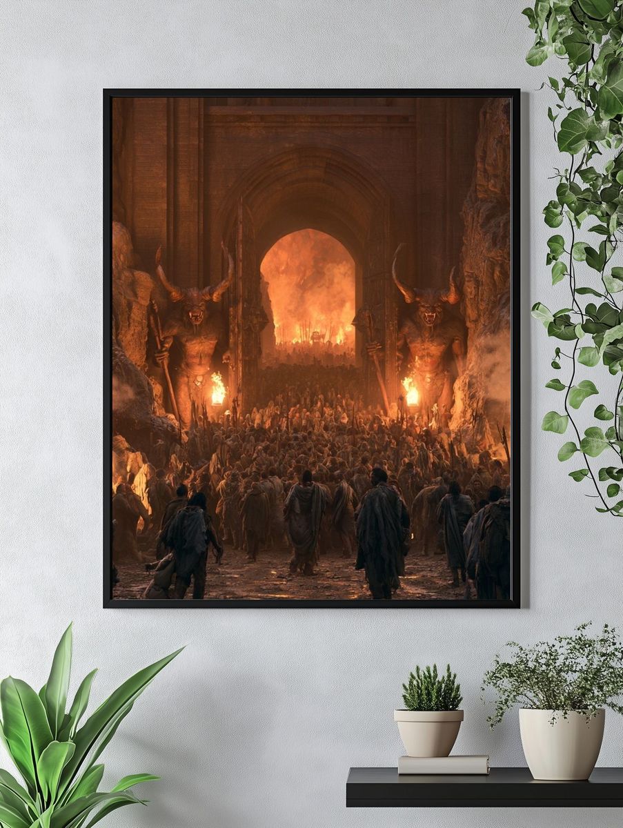 Infernal Gate Fantasy Poster. — room view 4