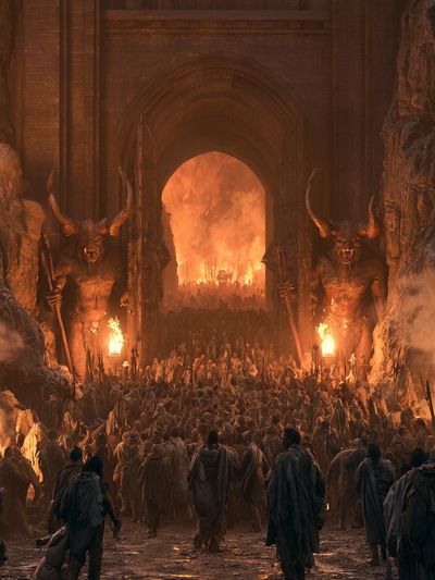 Infernal Gate Fantasy Poster.