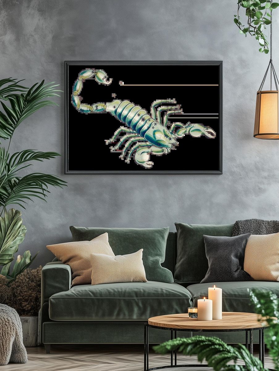 Mysterious Owl Creature Illustration Poster. — room view 4
