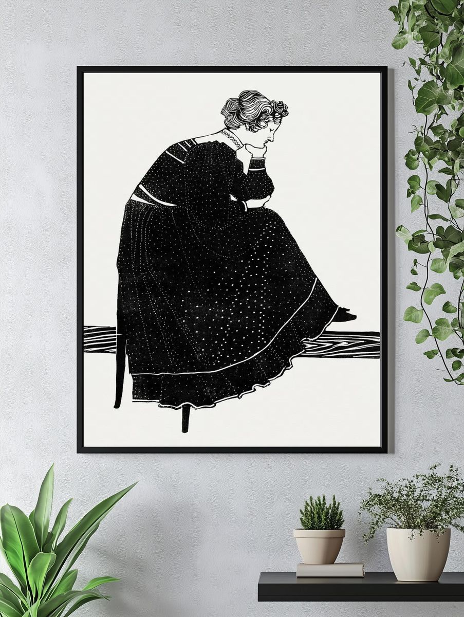 Portrait Coba Stolk-Schmidt sitting chair. — room view 4