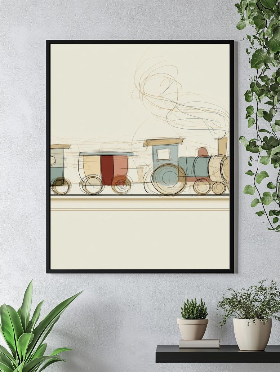Crowned Queen Illustration Poster. — room view 4