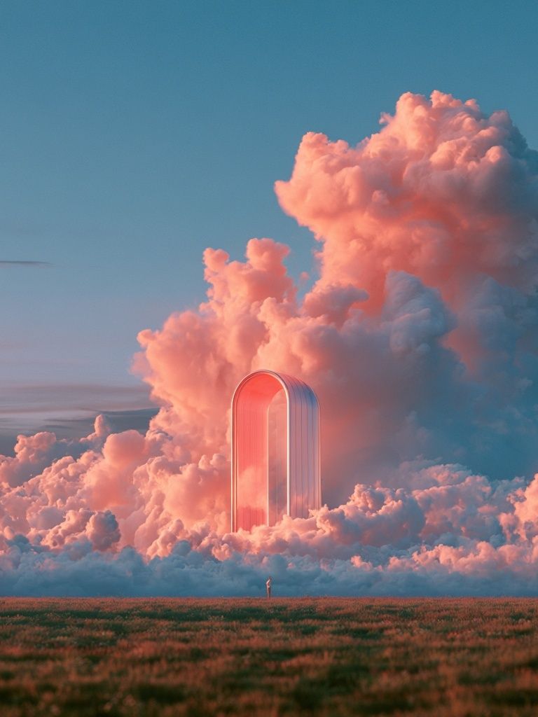 Dream Portal Cloudscape Print. poster detail