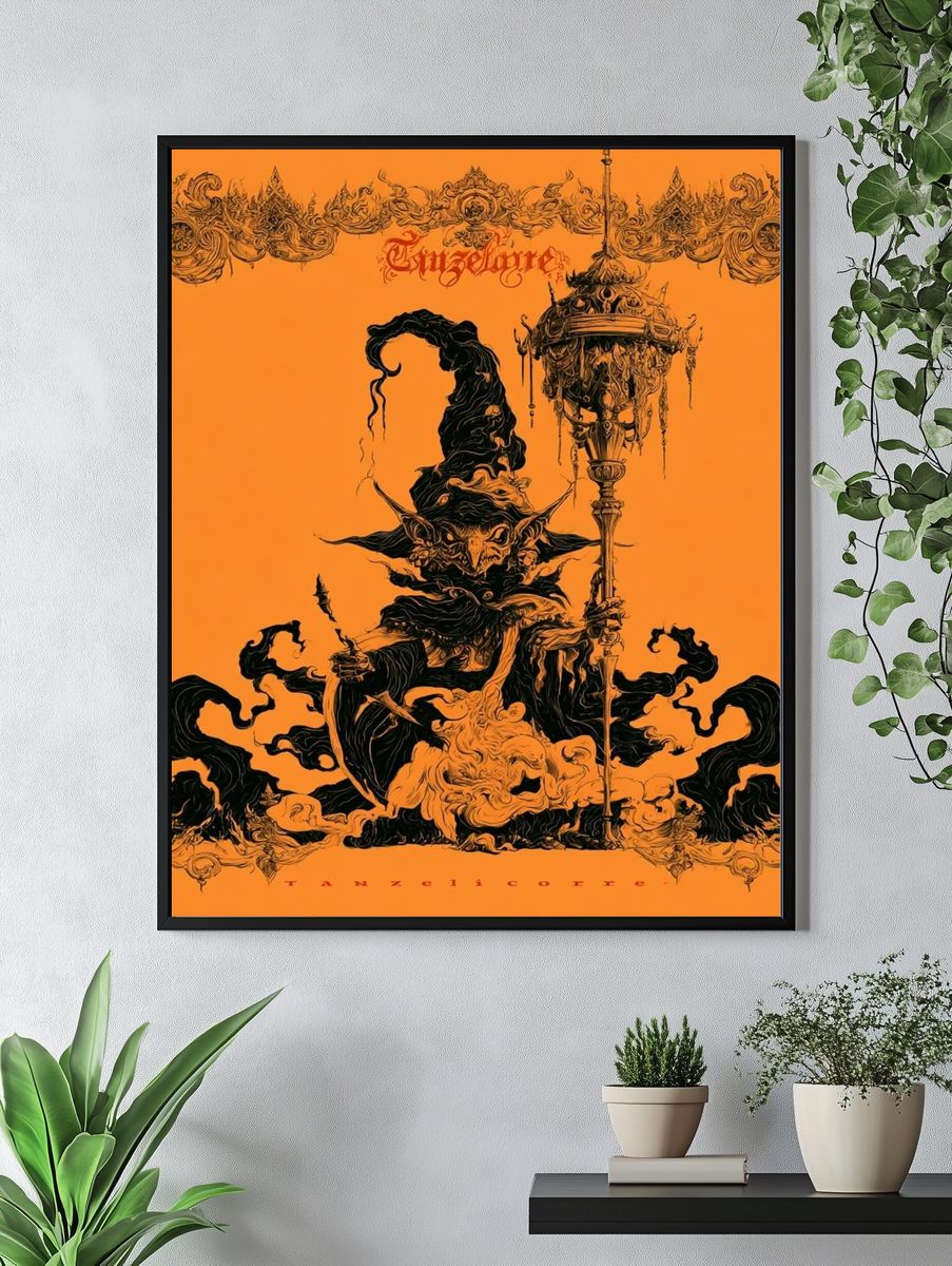 Tanzelicorxe Gothic Illustration Poster. — room view 4