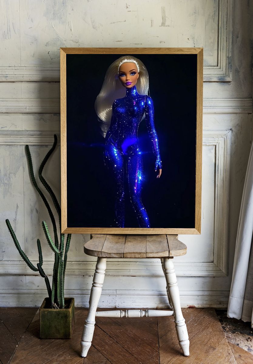 Galaxy Fashion Doll Poster. — room view 1
