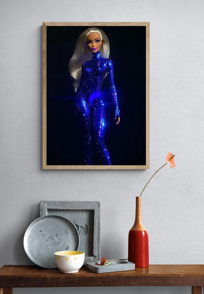 Galaxy Fashion Doll Poster. — room view 3