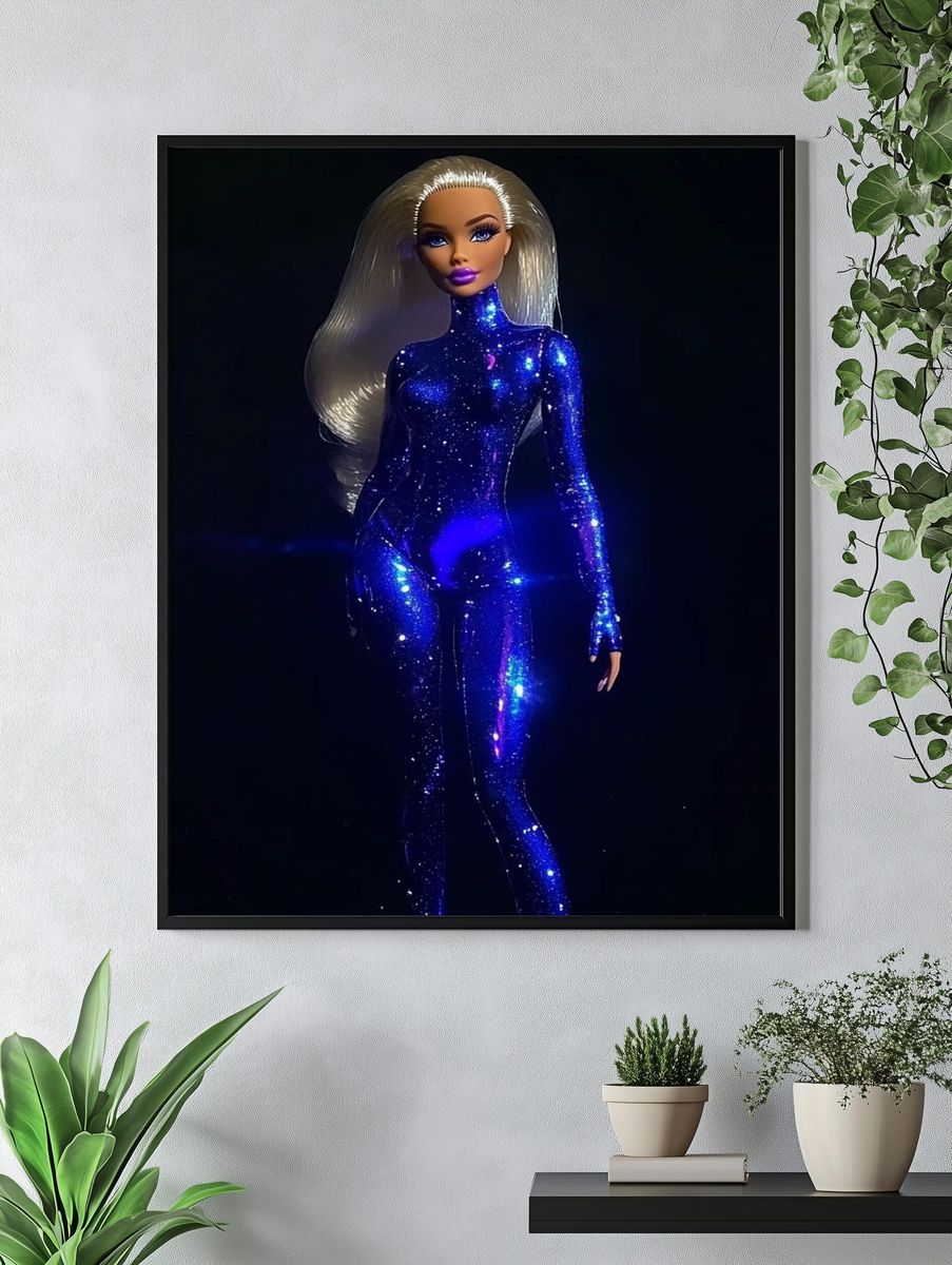 Galaxy Fashion Doll Poster. — room view 4