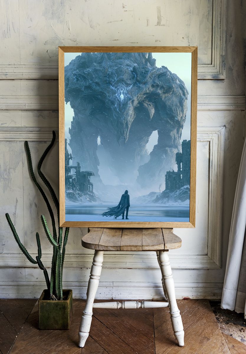 Frozen Giant Fantasy Print. — room view 1