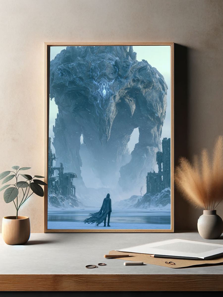Frozen Giant Fantasy Print. — room view 2