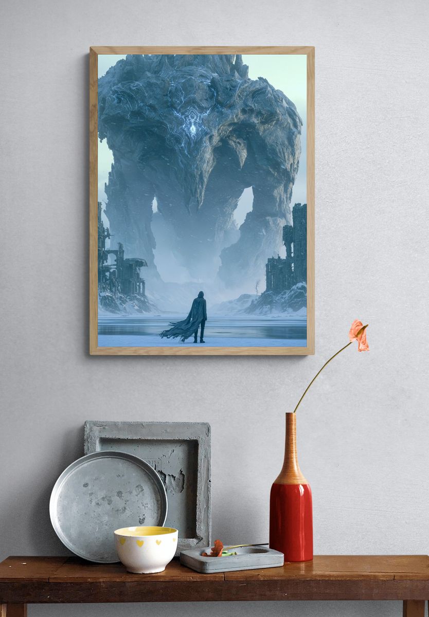 Frozen Giant Fantasy Print. — room view 3