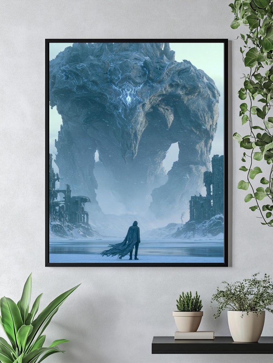 Frozen Giant Fantasy Print. — room view 4