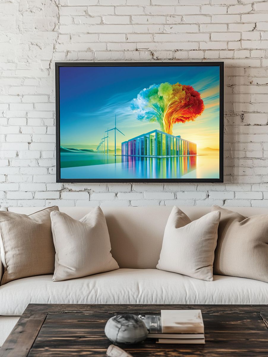 Rainbow Energy Server Farm Print. room preview