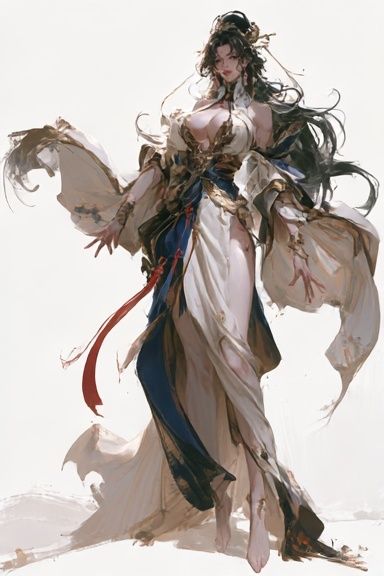 Ethereal Fantasy Woman Illustration Poster. poster detail