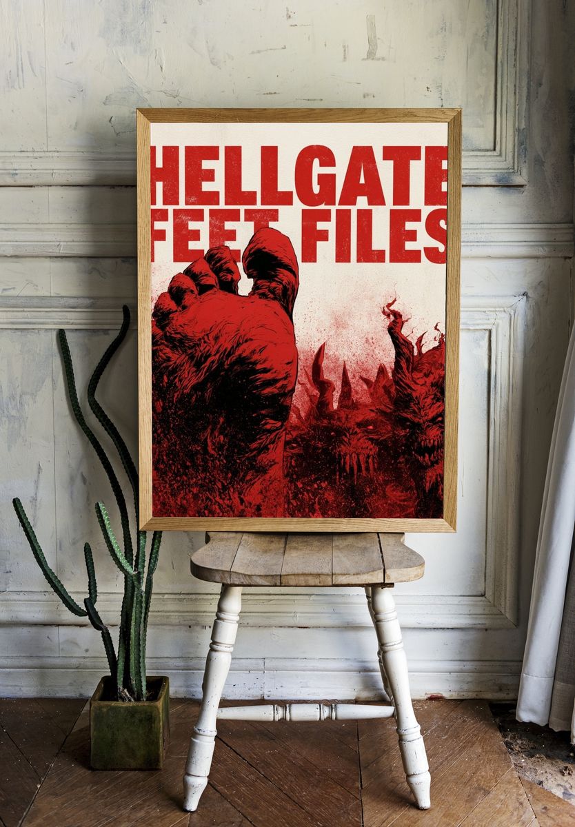 Hellgate Feet Files Horror Poster. — room view 1