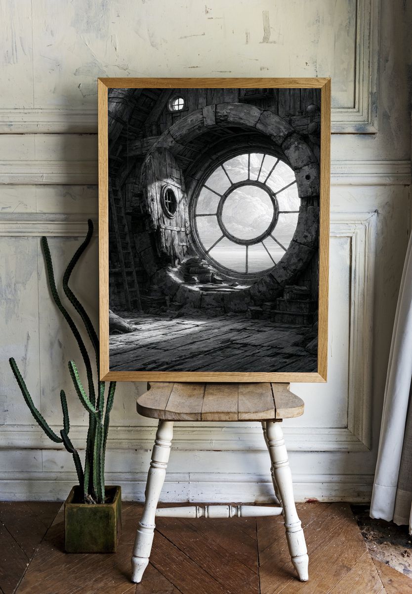 Clapping Hands Sketch Poster. — room view 1