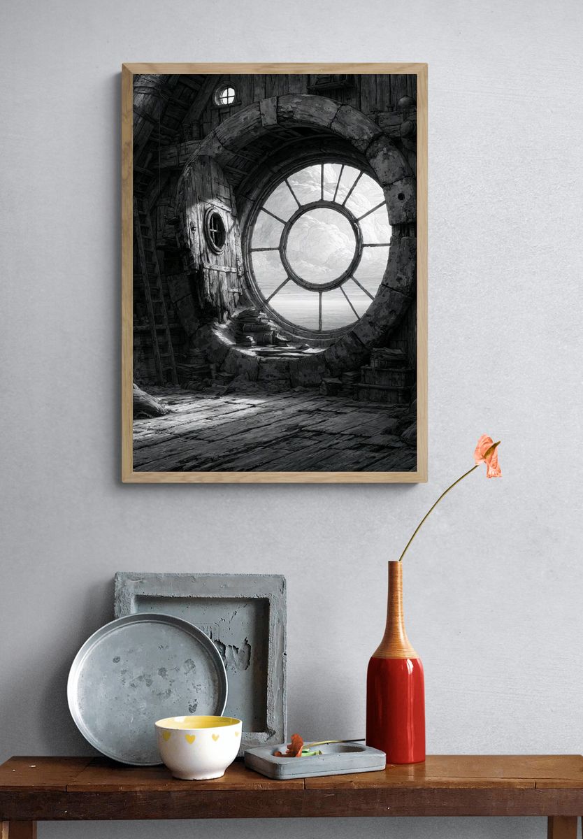 Clapping Hands Sketch Poster. — room view 3