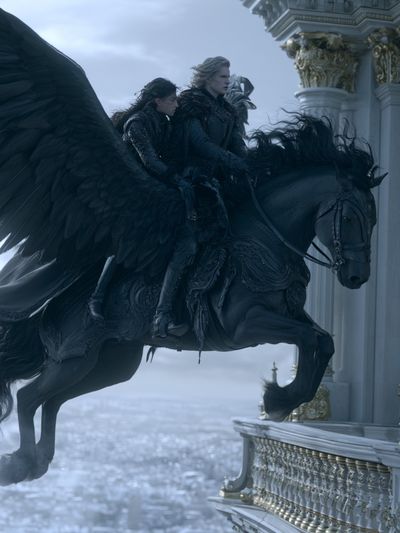 Dark Pegasus Fantasy Poster.