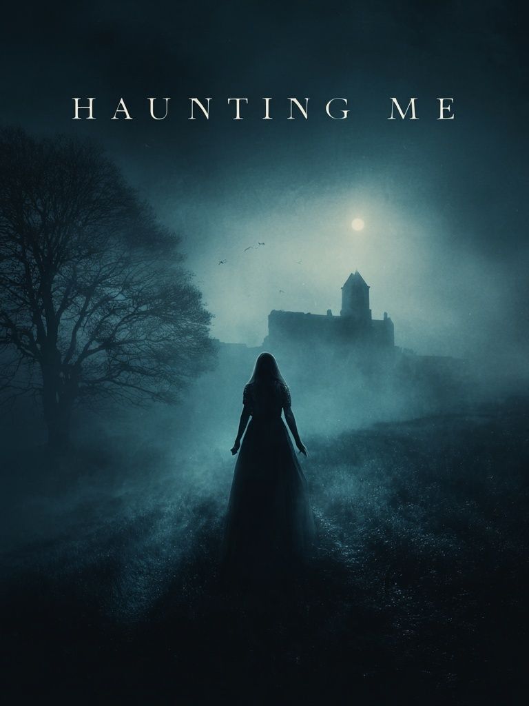 Haunting Me Gothic Horror Poster. poster detail