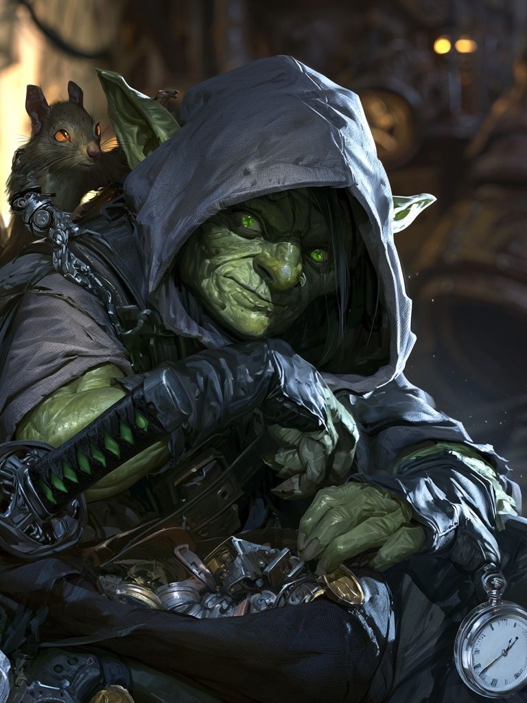 Goblin Rogue Fantasy Poster. poster detail