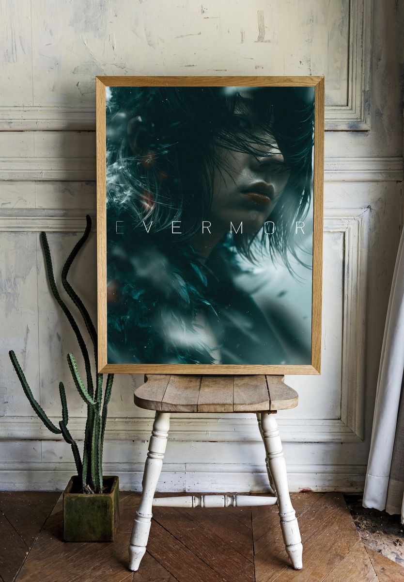 Nevermore Portrait Poster. — room view 1
