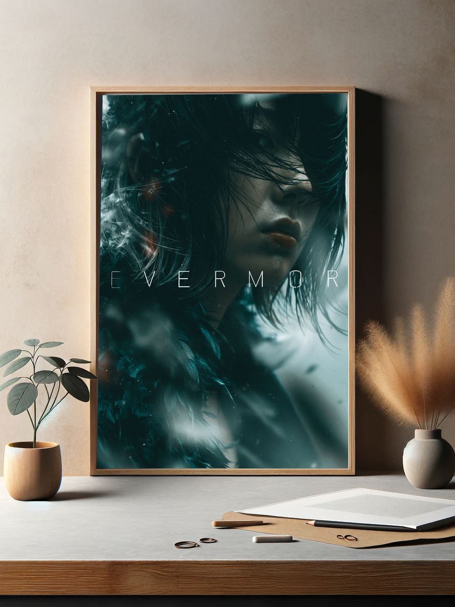 Nevermore Portrait Poster. — room view 2