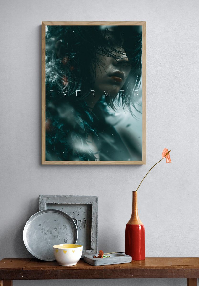 Nevermore Portrait Poster. — room view 3