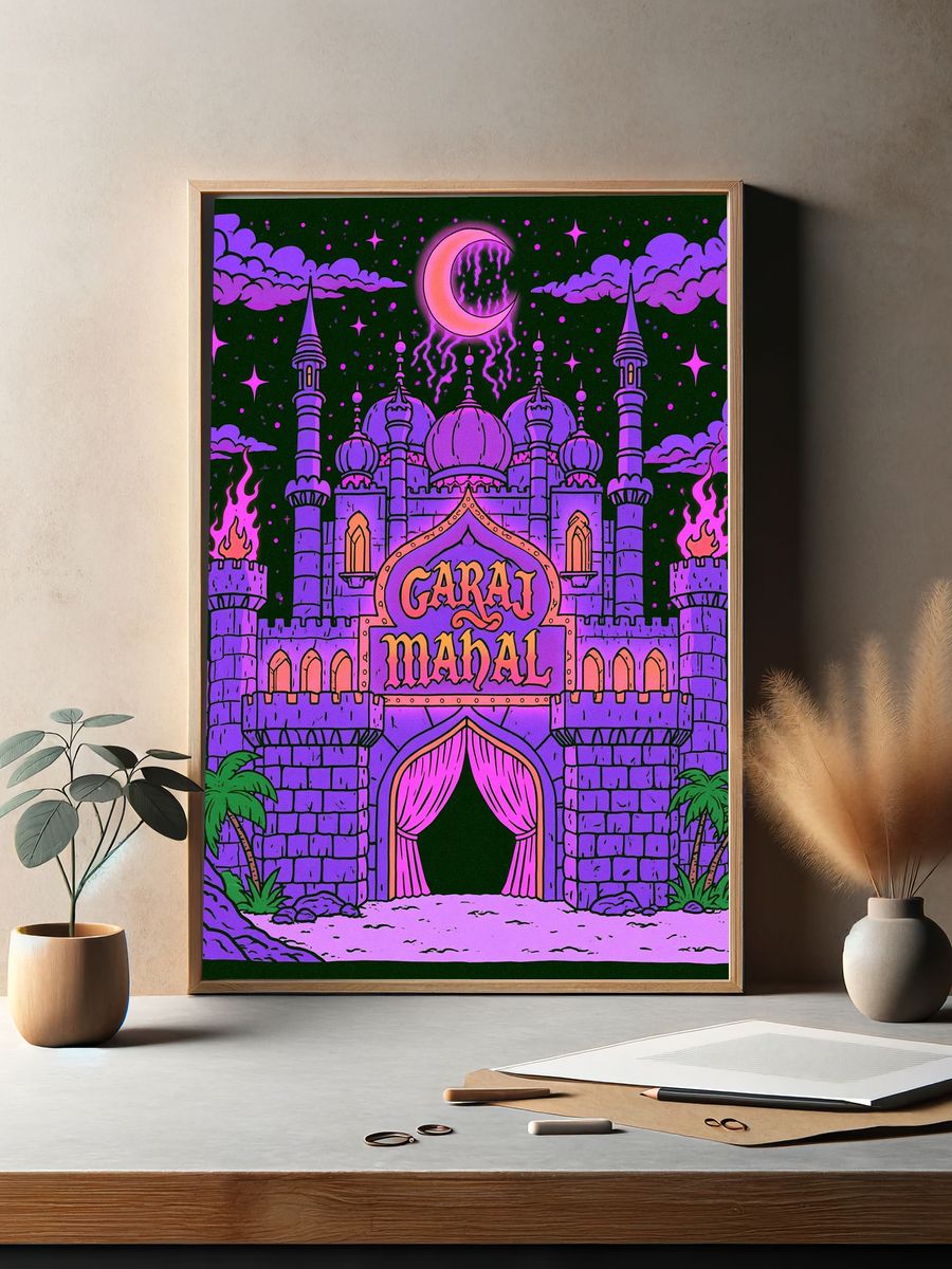 Garaj Mahal Fantasy Castle Poster. — room view 2