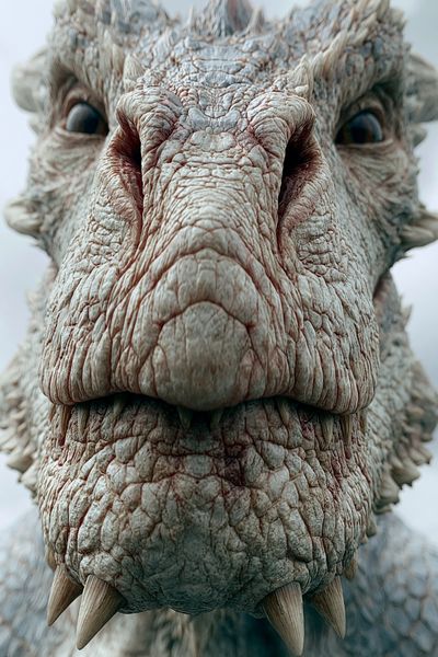 Dragon Close-Up Photography Poster. poster print