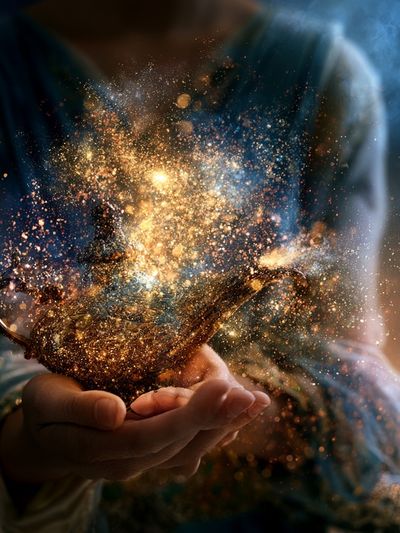 Magic Lamp Digital Art Print. poster