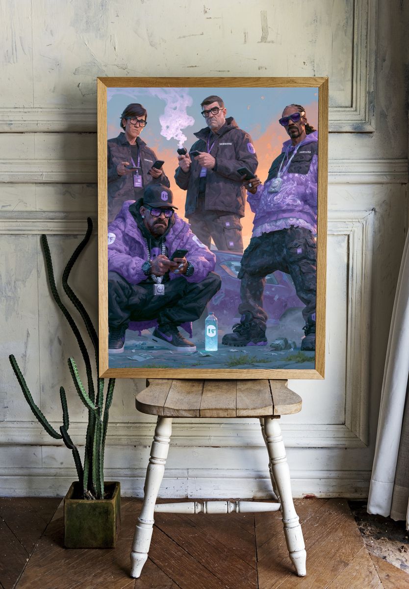 GTA Crew Street Art Poster. — room view 1
