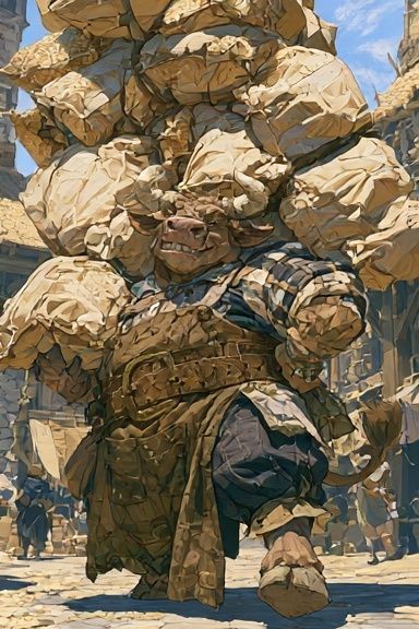 Fantasy Ogre — Illustration Poster. poster detail