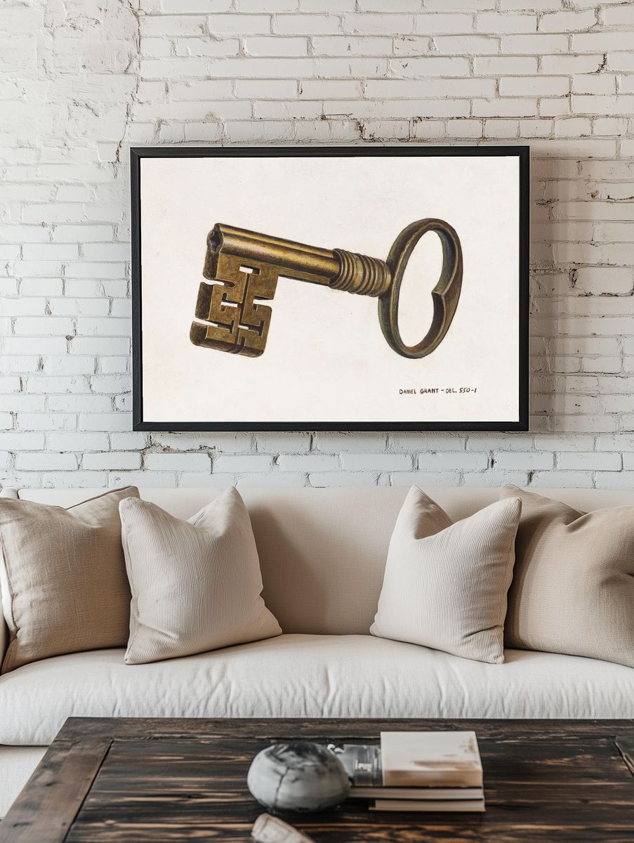 Brass Key (ca. 1940) D.J. — room view 1